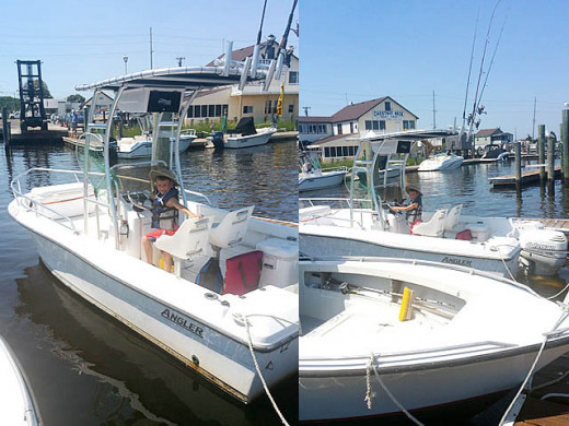 2001 Angler 18F with SG300