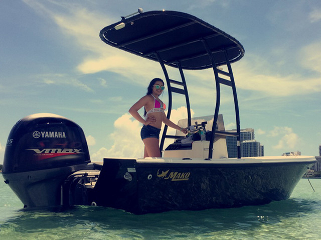 1987 Mako 171 with SG300 Review Stryker T-Tops ...