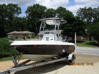 2013 Glasstream 192 center console with SG600 T-Top