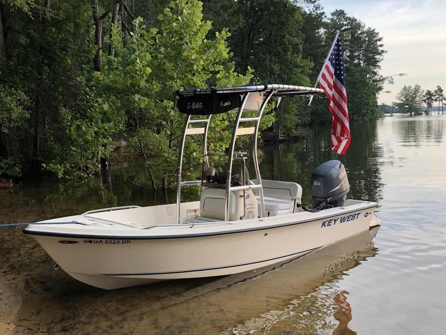 2007 Key West 1720 with SG300 TTop Review Stryker TTops