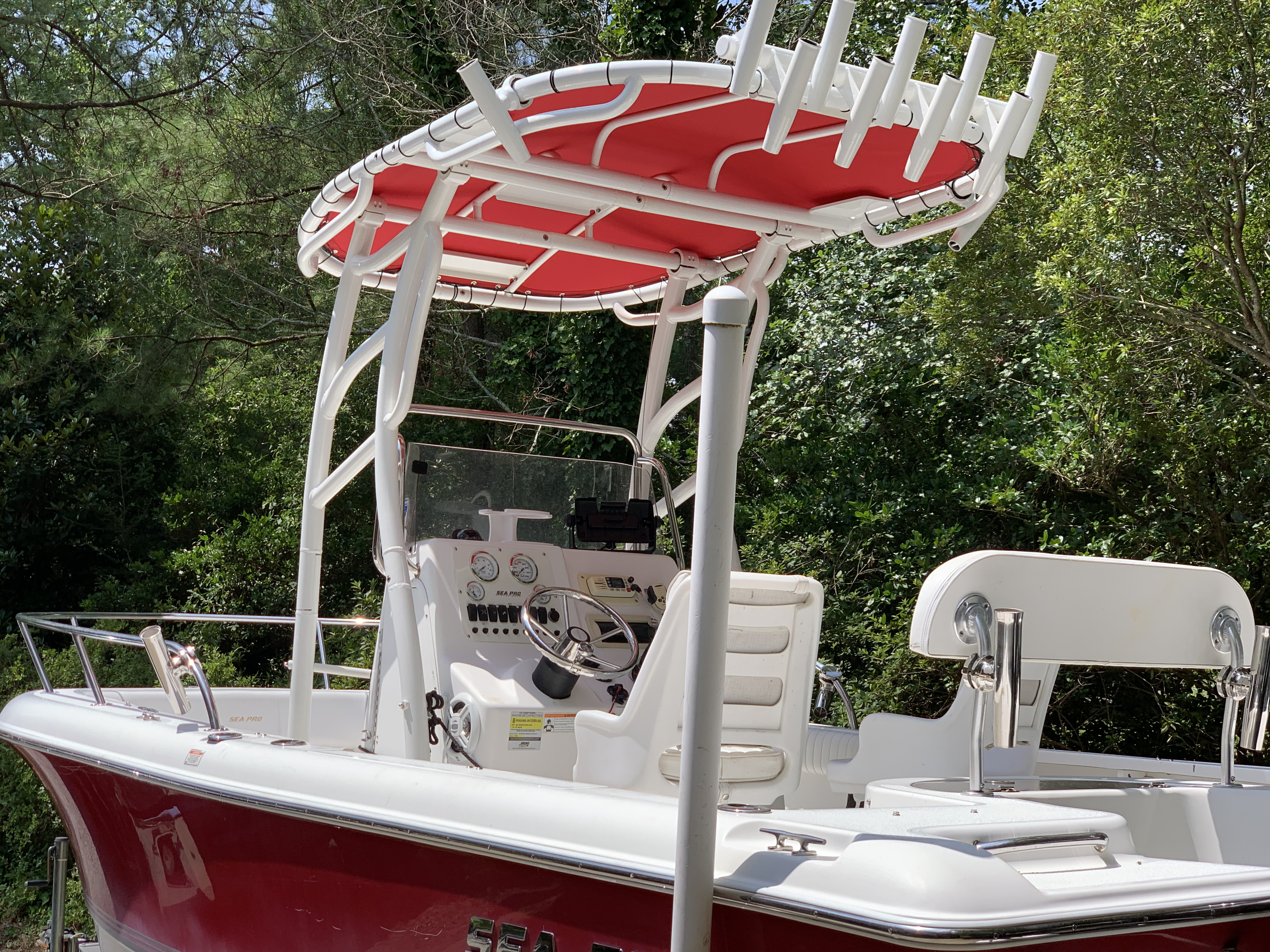 2007 Sea Pro 196CC with SG900 T-Top Review | Stryker T-Tops, Universal