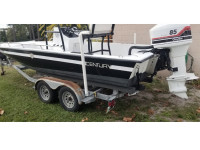 1996 Century 2130 Bay Boat T-Top in Black Finish