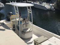 2017 Carolina Skiff JVX 20 with boat t-top