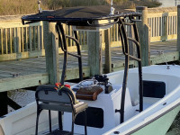1973 Mako boat with shade