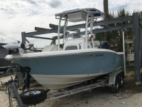 2018 Tidewater 198 cc with white t-top