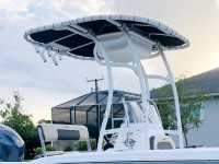Detail of 2021 Tidewater 180cc Adventure Boat T-Top