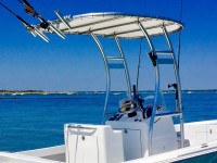 1980 Mako Angler Boat T-Top Detail