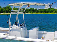 1980 Mako Angler Boat T-Top Detail