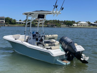 2021 Tidewater Boat T-Top in Powder Coated White