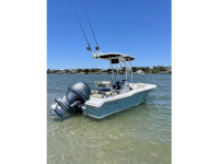 2021 Tidewater Boat T-Top in Powder Coated White