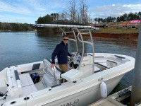 2021 Robalo R202 Explorer boat t-top and accessories