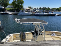 2018 Scout 215 XSF boat t-top, rod holders and electronics box upgrade