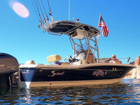 Boat T-Top for a 2020 Scout 195 Sport Fisher 