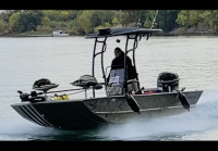 Boat t-top upgrade on a 2021 Tracker Grizzly 2072