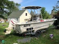 2016 Carolina Skiff 178 DLV with SG300 T-Top