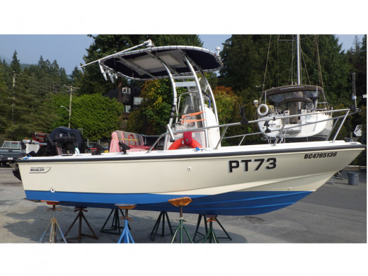 1997 Boston Whaler 17 Outrage II with SG300 T-Top