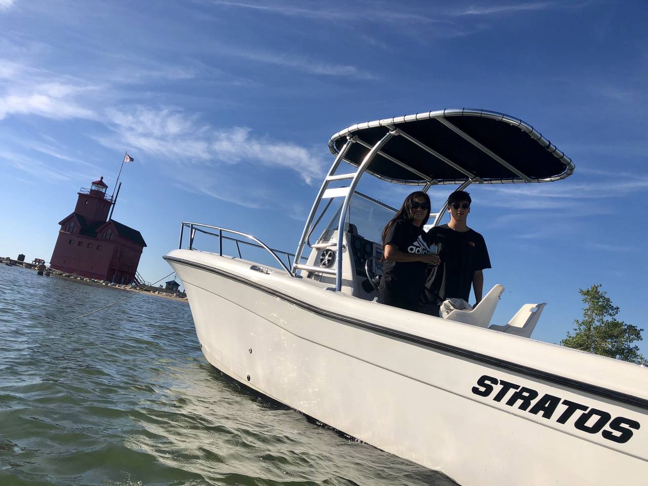 1999 Stratos 2100 CC with a SG300 boat t-top, photo 2 of 3