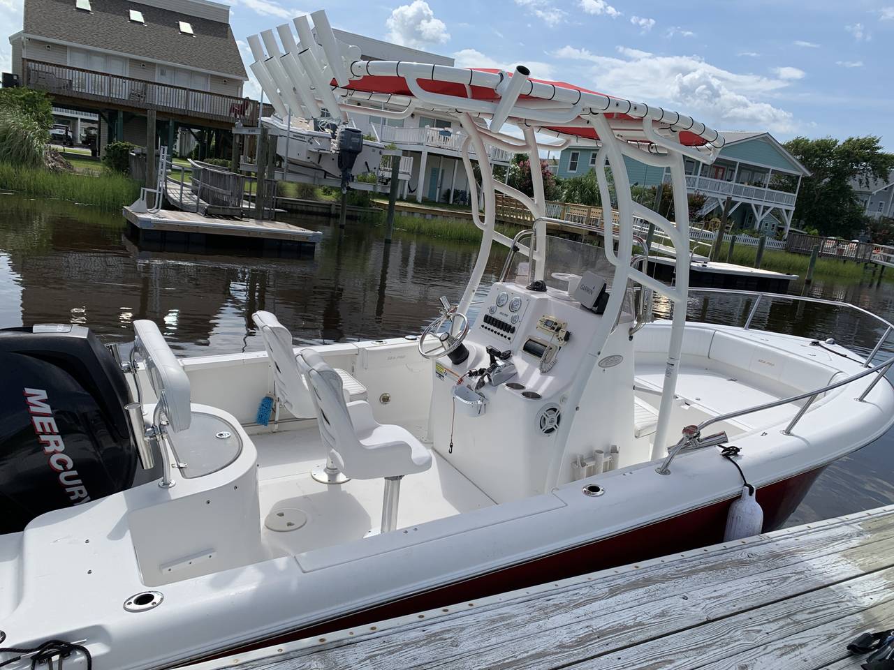 2007 Sea Pro 196CC with a SG900 boat t-top, photo 3 of 5