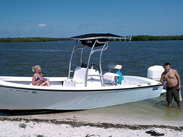 1974 Aquasport with a SG600 boat t-top, photo 1 of 2