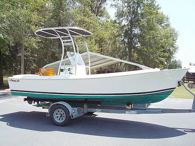 1974 Shamrock C/C with a SG300 boat t-top