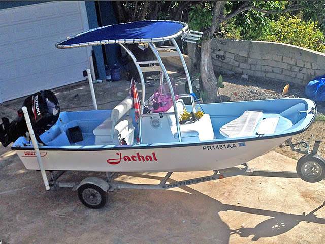 1976 Boston Whaler Montauk 17' with a SG300 boat t-top, photo 2 of 3