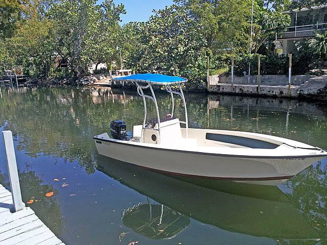 1976 SeaCraft Open Fisherman with a SG600 boat t-top, photo 1 of 14
