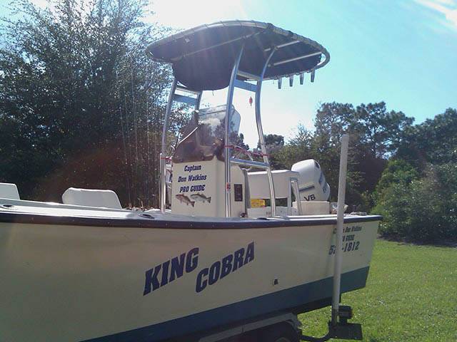1984 Pro-Line Open Fisherman 24' with a SG300 boat t-top, photo 1 of 2