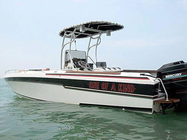 1985 Scarab Sport with a SG600 boat t-top, photo 1 of 3