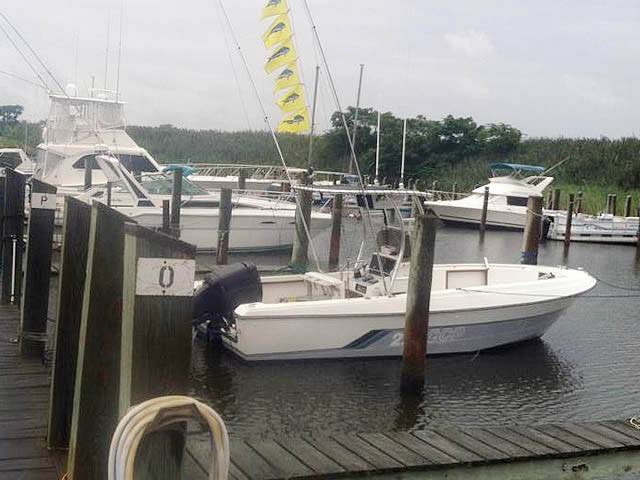 1986 Aquasport CCP 222 with a SG300 boat t-top, photo 2 of 5