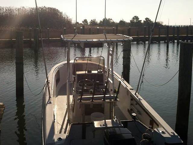 1986 Aquasport CCP 222 with a SG300 boat t-top, photo 3 of 5