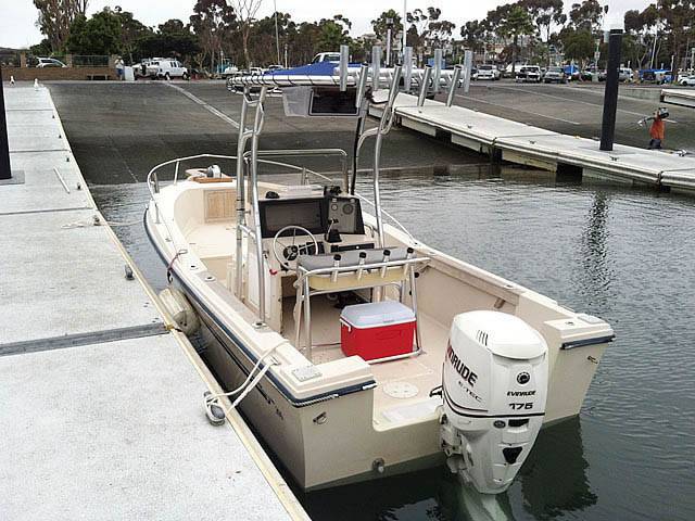 1986 Sea Ox 20' CC with a SG600 boat t-top, photo 3 of 4