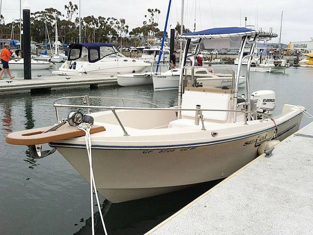 1986 Sea Ox 20' CC with a SG600 boat t-top, photo 1 of 4