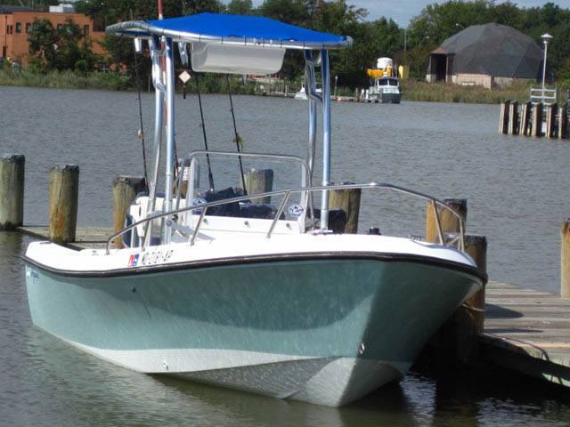 1987 Aquasport 200 with a SG600 boat t-top, photo 2 of 3