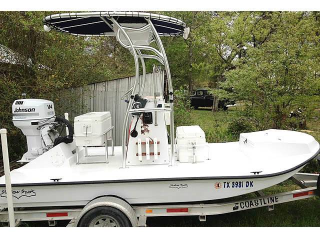 1987 Shallow Sport Scooter with a SG600 boat t-top, photo 1 of 2