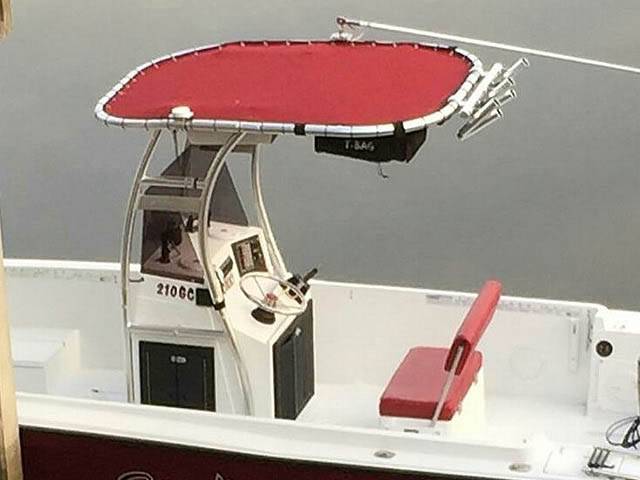 1987 VIP Boats 210cc with a SG300 boat t-top, photo 2 of 9