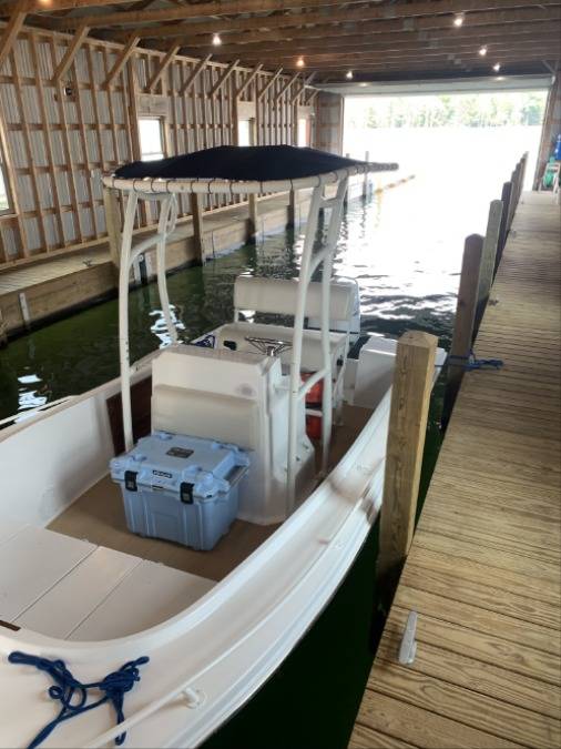 1988 wellcraft 180 fisherman with a SG600 boat t-top, photo 3 of 6
