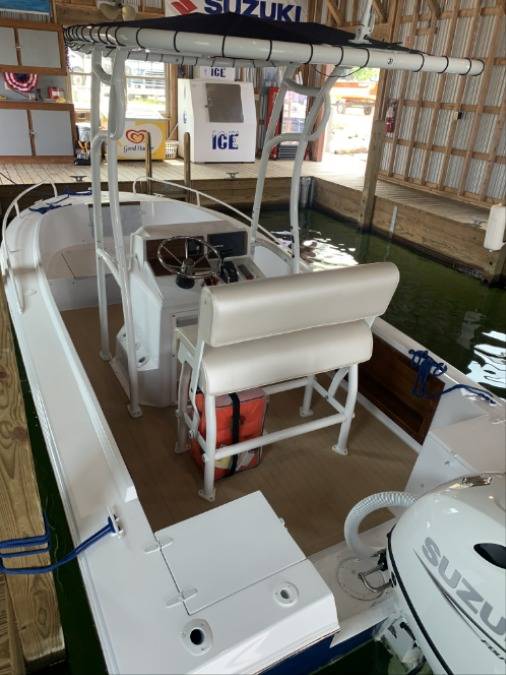 1988 wellcraft 180 fisherman with a SG600 boat t-top, photo 2 of 6