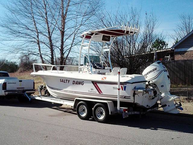 1988 Wellcraft Fisherman 20' with a SG300 boat t-top, photo 3 of 5