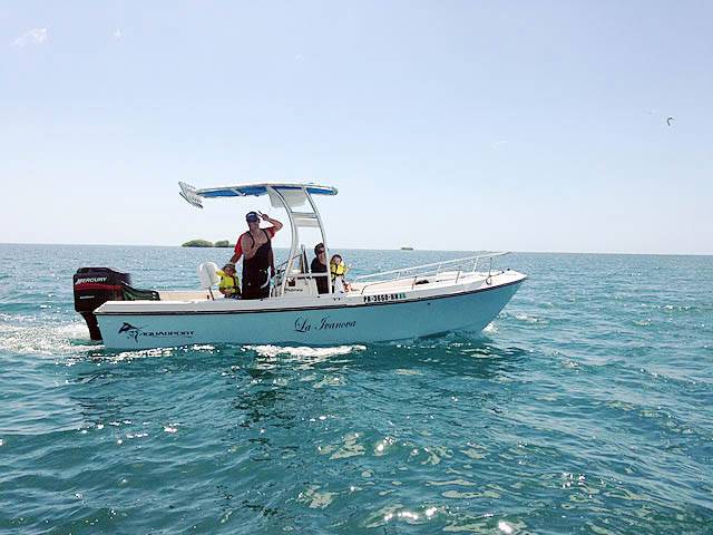 1989 Aquasport Osprey with a SG300 boat t-top, photo 3 of 6