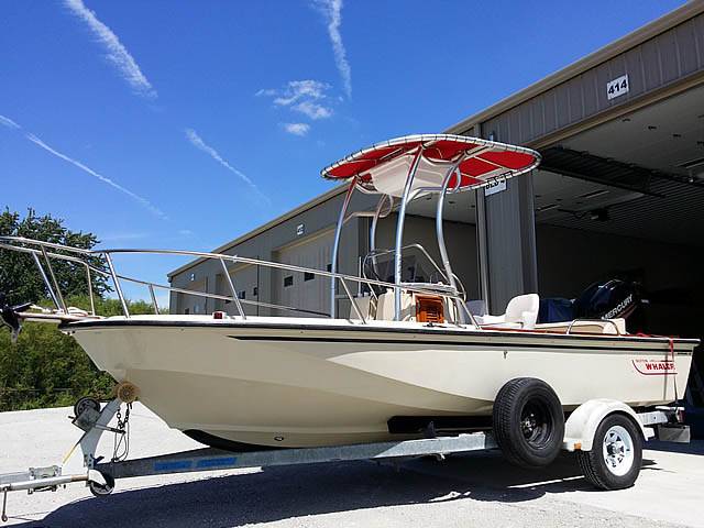 1989 Boston Whaler Outrage with a SG600 boat t-top, photo 3 of 8