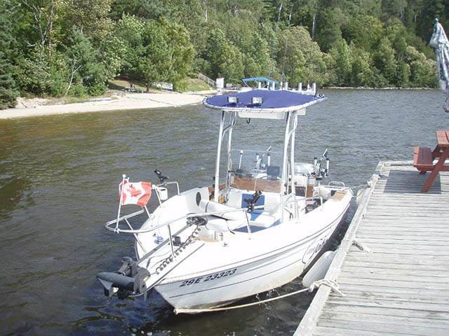 1990 Grew 19' with a SG600 boat t-top, photo 3 of 5