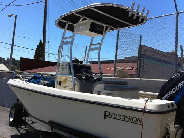 1993 Precision 19' CC with a SG300 boat t-top, photo 2 of 3