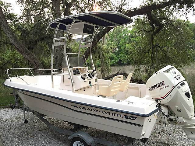 1994 Grady-White Spirit 175 with a SG300 boat t-top, photo 1 of 5