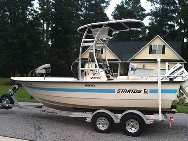 1994 Stratos Sportman 1900 with a SG300 boat t-top, photo 1 of 3