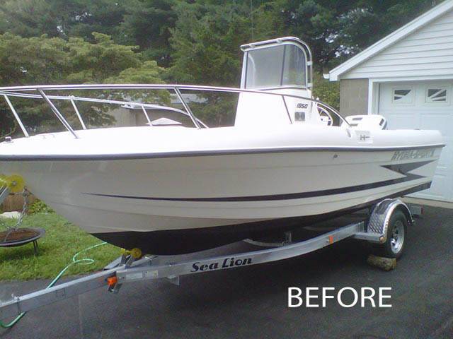 1995 Hydra-Sports 19' with a SG300 boat t-top, photo 2 of 2