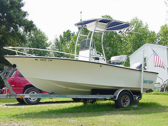1996 Sailfish with a SG300 boat t-top, photo 3 of 3