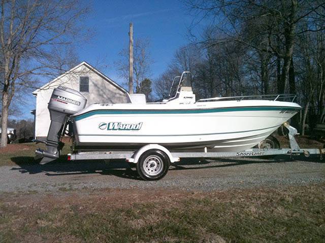 1996 Wahoo 1900cc with a SG300 boat t-top, photo 1 of 2