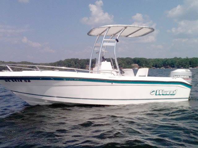 1996 Wahoo 1900cc with a SG300 boat t-top, photo 2 of 2