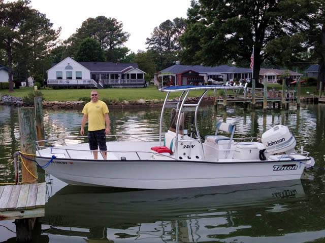 1997 Triton 22DV with a SG300 boat t-top, photo 1 of 2