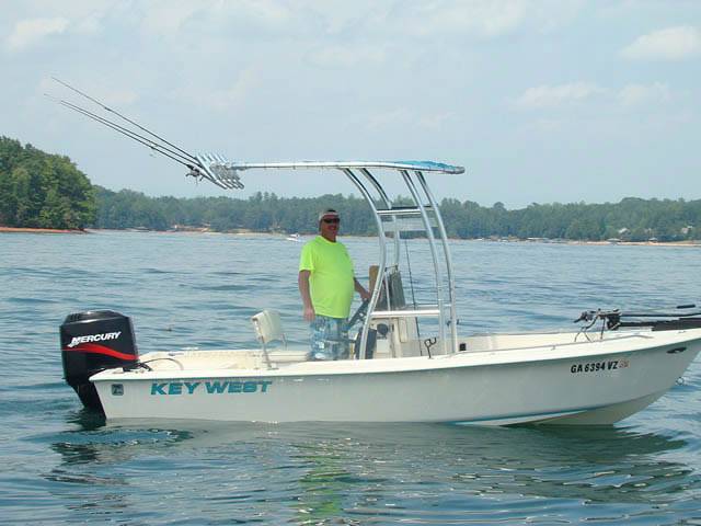 1998 Key West with a SG300 boat t-top, photo 2 of 4